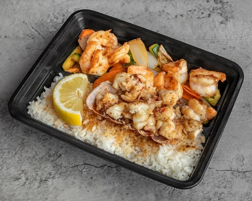 Lobster & Shrimp Combination Plate.